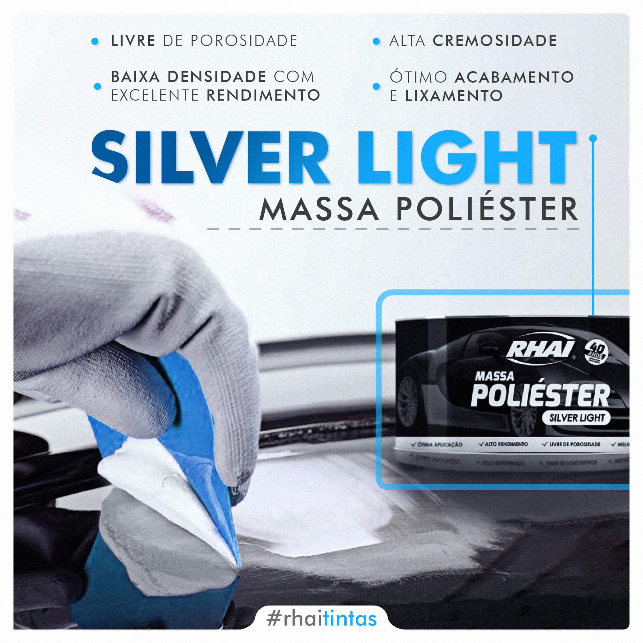 Massa Polister Silver Light