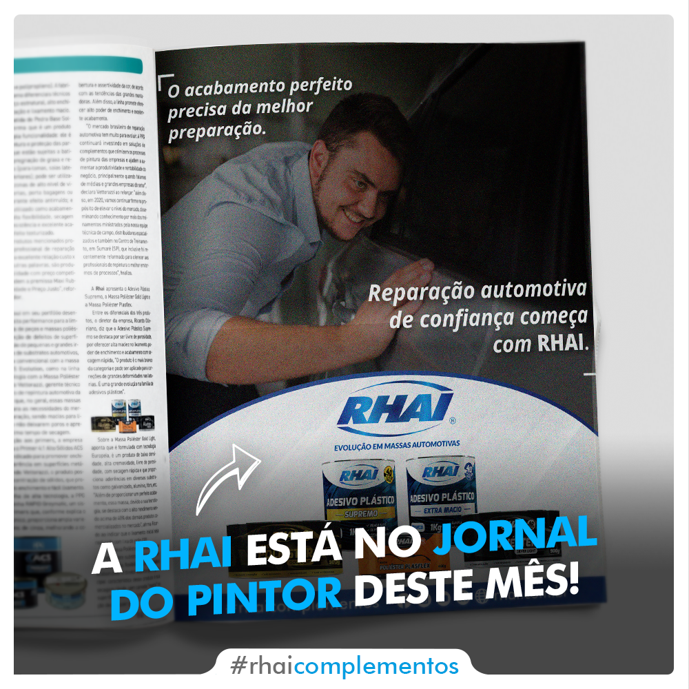 A RHAI está no Jornal do Pintor deste mês!